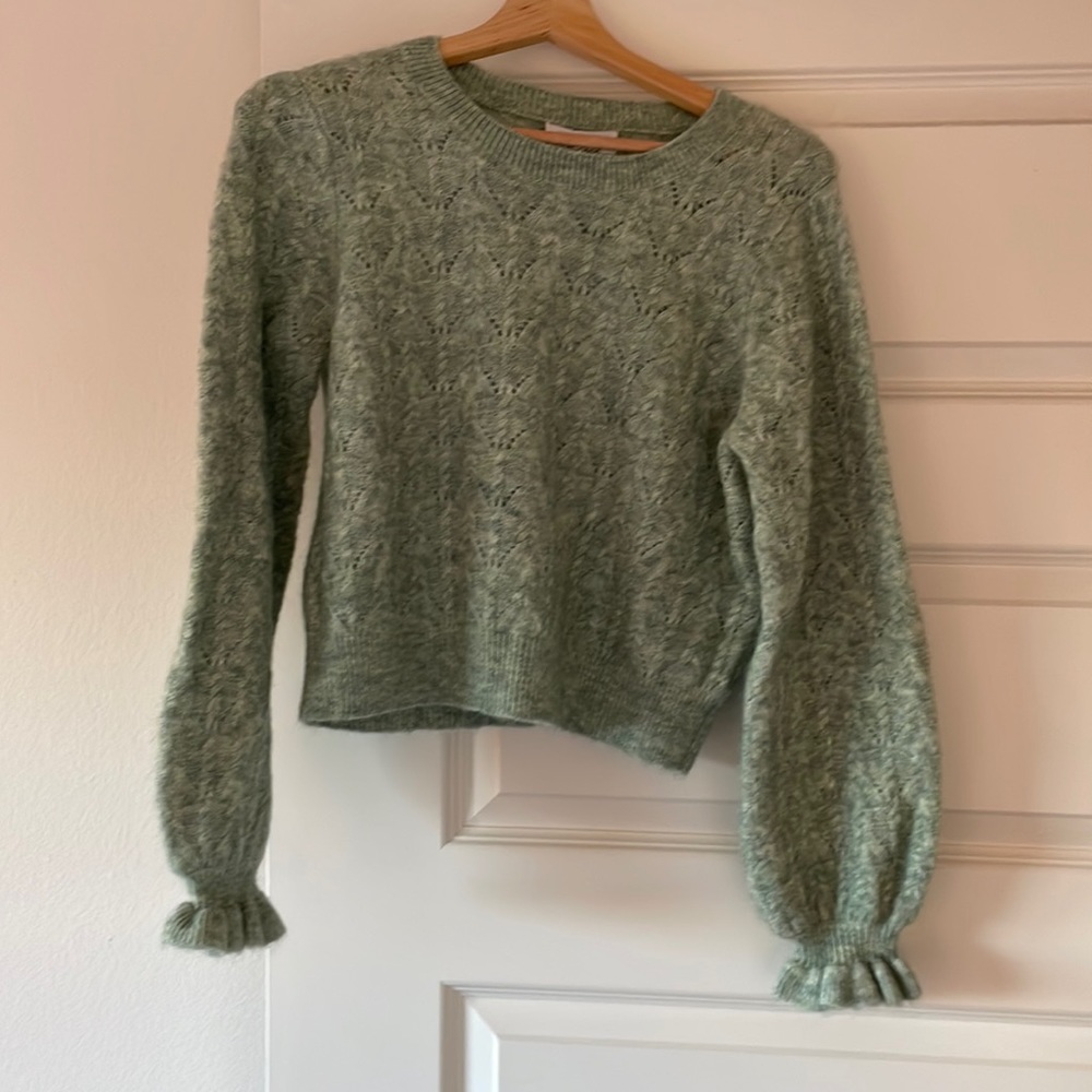 & other stories green sweater
